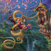 Ceaco - Thomas Kinkade Disney Multipack 4 x 500 pc Puzzles, Tangled, Sleeping Beauty, Peter Pan, Mickey & Minnie