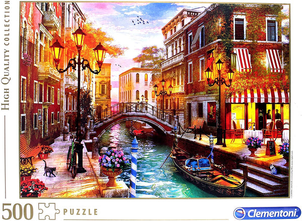 Clementoni 35063- Collection Puzzle - Sunse Over Venice - 500 Pieces