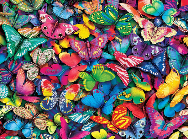 Buffalo Games Vivid Collection - Butterflies - 1000 Piece Jigsaw Puzzle
