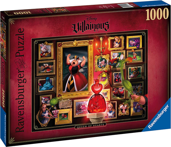 Ravensburger - Disney Villainous: Queen of Hearts Jigsaw Puzzle (1000 pieces)