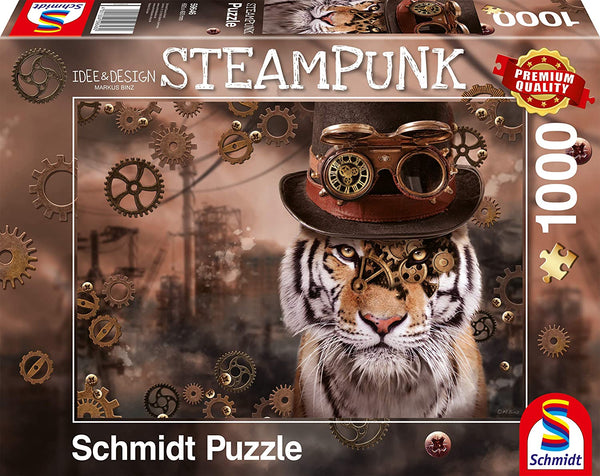 Schmidt - Steampunk Tiger Jigsaw Puzzle (1000 Pieces)