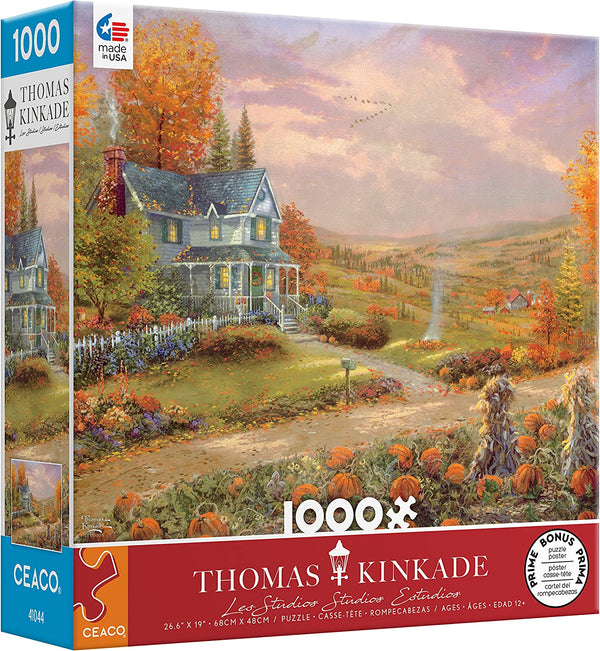 Ceaco - Autumn at Apple Hill by Thomas Kinkade Jigsaw Puzzle (1000 Pieces)