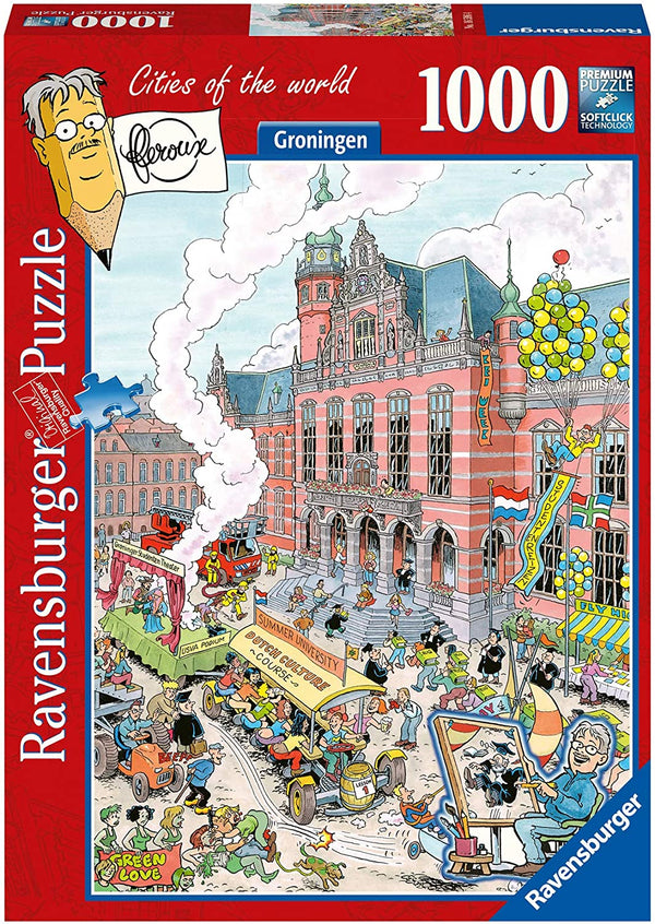 Ravensburger - Fleroux Cities Groningen Netherlands Jigsaw Puzzle (1000 Pieces)