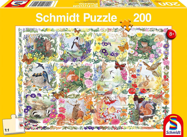 Schmidt - Through The Seasons Jigsaw Puzzle (200 Pieces)