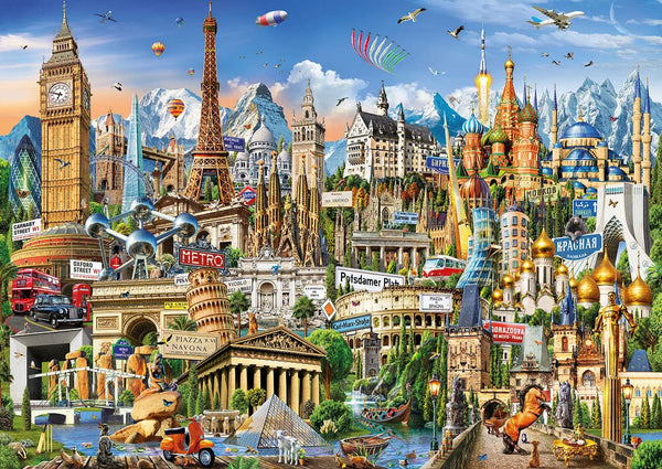 Educa - Europe Landmarks Jigsaw Puzzle (2000 Pieces)