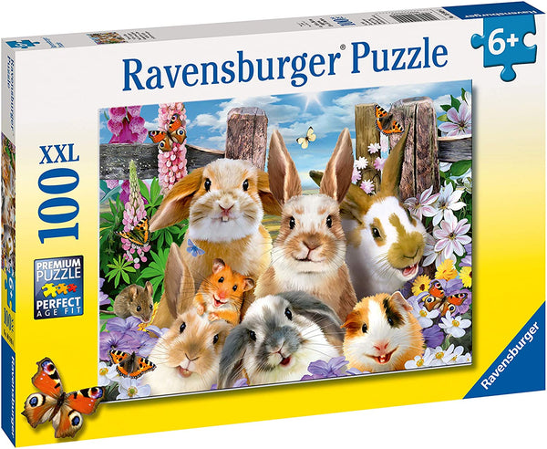 Ravensburger - Rabbits Selfie Jigsaw Puzzle (100 pieces) by Howard Robinson