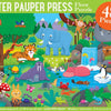 Peter Pauper Press - Animal Kingdom Floor Puzzle Jigsaw Puzzle (48 Pieces)