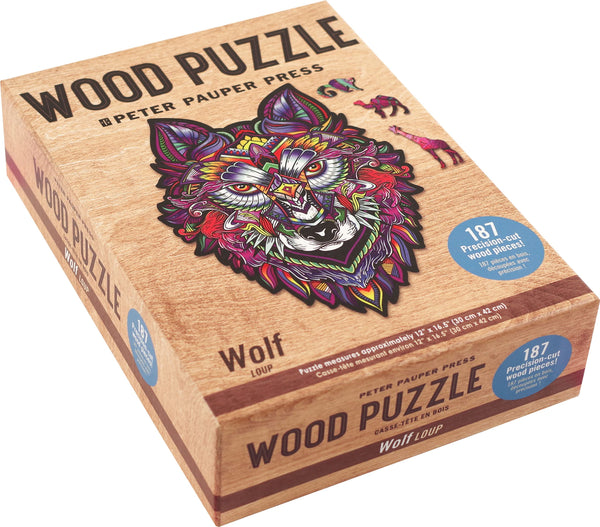 Peter Pauper Press - Wolf Wood Jigsaw Puzzle (187 Pieces)