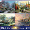 Ceaco - 4-in-1 Multi-Pack (4 x 500pc) Classic Collection by Thomas Kinkade Jigsaw Puzzle (2000 Pieces)