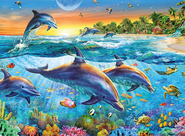 Ravensburger 14210 Dolphin Cove Puzzle 500pc,Adult Puzzles