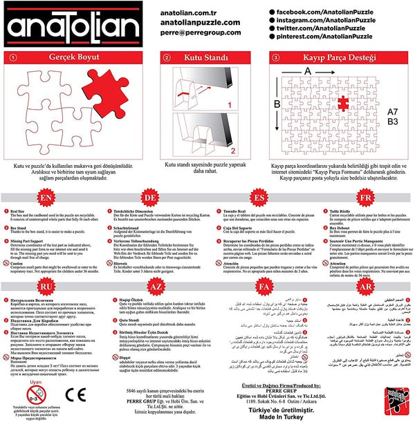 Anatolian - French Walkway Jigsaw Puzzle (500 Pieces)