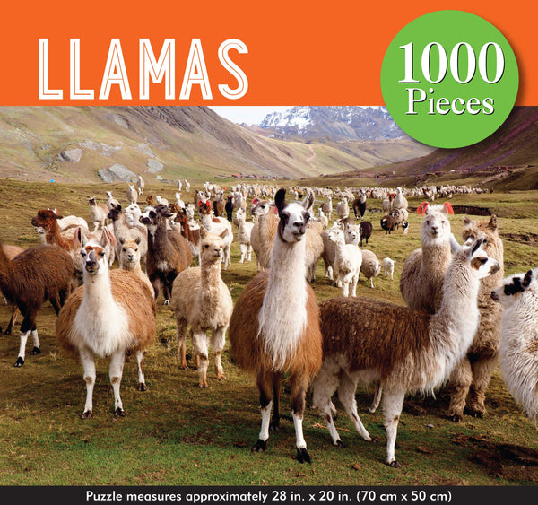 Peter Pauper Press - Llamas Jigsaw Puzzle (1000 Pieces)