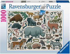 Ravensburger - You Wild Animal Puzzle 1000 Piece Puzzle