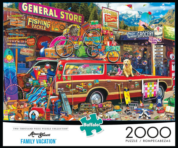 Buffalo Games - Aimee Stewart - Family Vacation - 2000 Piece Jigsaw Puzzle