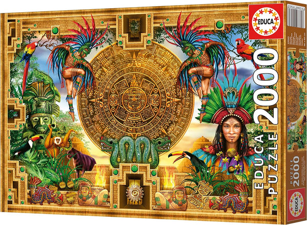 Educa - Aztec Mayan Montage Jigsaw Puzzle (2000 Pieces)