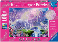 Ravensburger - Unicorn Kingdom 100 Piece Jigsaw Puzzle Glitter 12907