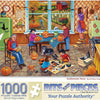 Bits and Pieces - Halloween Party by Christine Carey Jigsaw Puzzle (1000 Pieces)