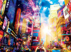 Buffalo Games - Night & Day Collection - Vibrant Times Square - 1000 Piece Jigsaw Puzzle