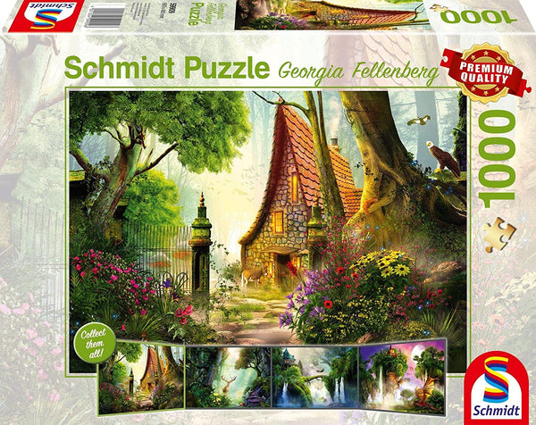 Schmidt - House In The Glade by Georgia Fellenberg Jigsaw Puzzle (1000 Pieces)