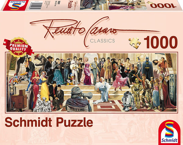 Schmidt - 100 Years Of Film by Renato Casaro Jigsaw Puzzle (1000 Pieces)