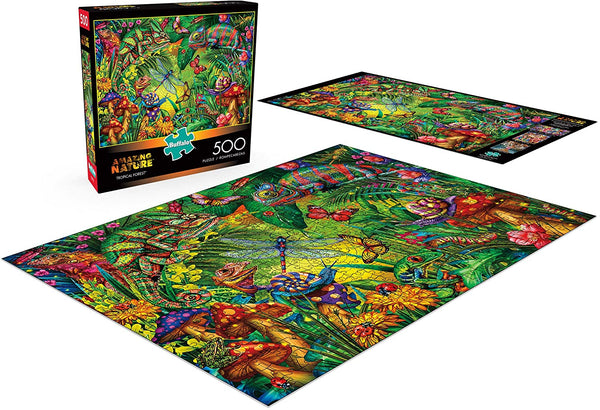 Buffalo Games - Amazing Nature Collection - Tropical Forest - 500 Piece Jigsaw Puzzle