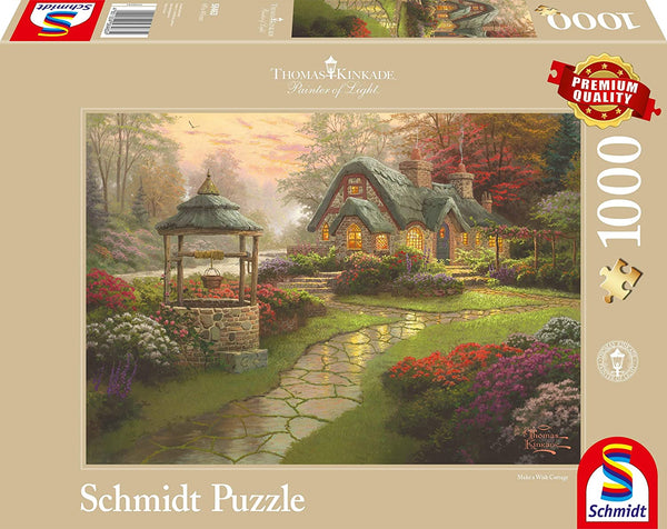 Schmidt - Thomas Kinkade - Make a Wish Cottage Jigsaw Puzzle (1000 Pieces)