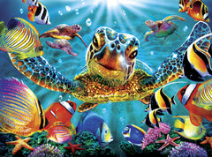 Buffalo Games - Marine Color- Tiny Bubbles Jigsaw Puzzle (1000 Pieces)