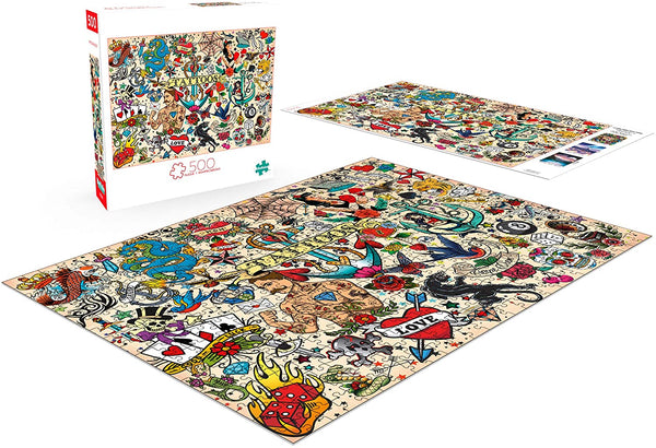 Buffalo Games - Tattoopalooza - 500 Piece Jigsaw Puzzle