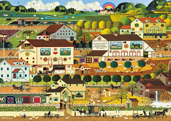 Buffalo Games - Charles Wysocki - Amish Country - 300 Large Piece Jigsaw Puzzle