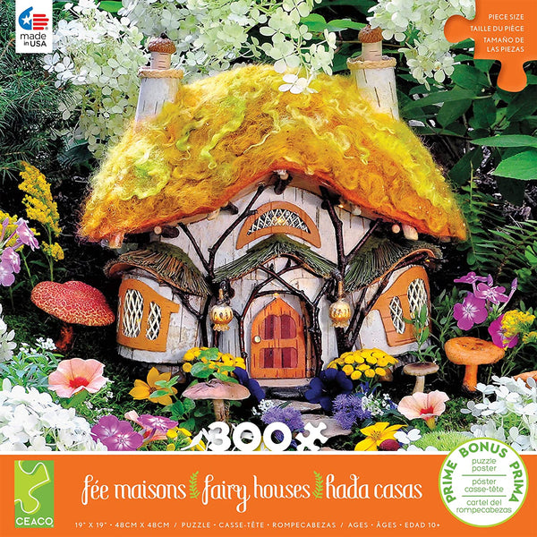 Ceaco Fairy Houses Dewdrop Inn - 300 Piece Jigsaw Puzzle