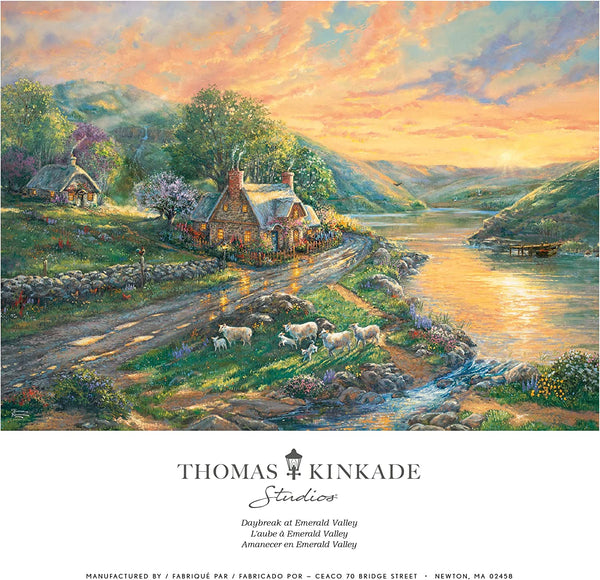 Ceaco - Daybreak at Emerald Valley by Thomas Kinkade Jigsaw Puzzle (1000 Pieces)