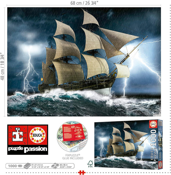 Educa - Perfect Storm Jigsaw Puzzle (1000 Pieces)