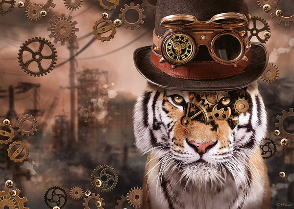 Schmidt - Steampunk Tiger Jigsaw Puzzle (1000 Pieces)