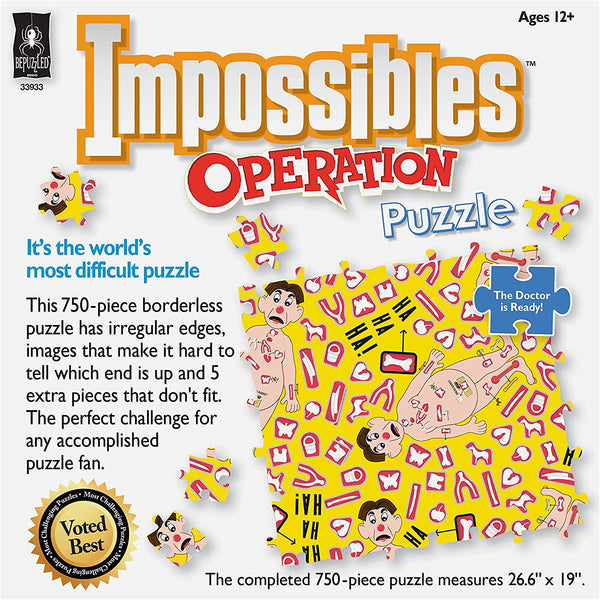 Hasbro - Impossibles Operation Jigsaw Puzzle (750 Pieces)