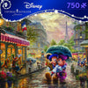 Ceaco - Mickey Minnie in Paris Disney by Thomas Kinkade Jigsaw Puzzle (750 Pieces)