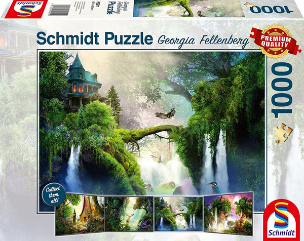 Schmidt - Enchanted Spring by Georgia Fellenberg Jigsaw Puzzle (1000 Pieces)