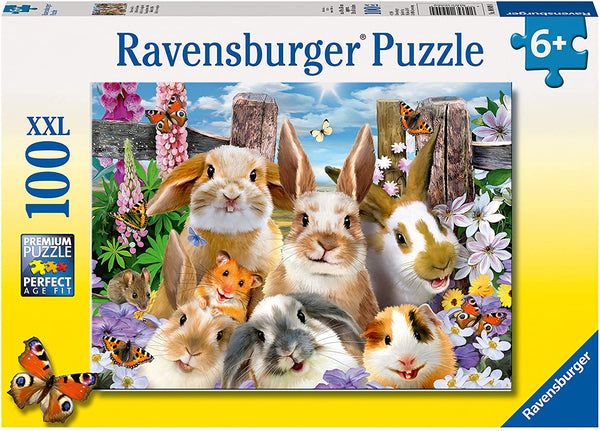 Ravensburger - Rabbits Selfie Jigsaw Puzzle (100 pieces) by Howard Robinson