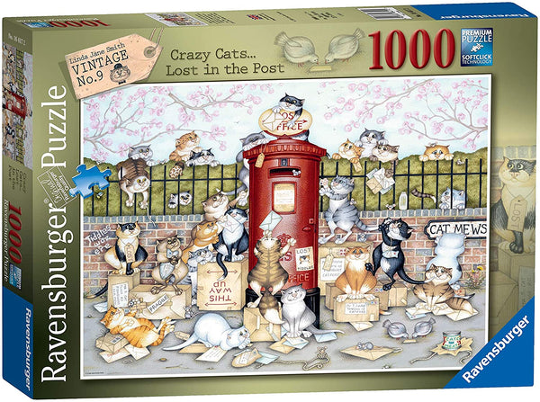 Ravensburger - Crazy Cats Lots in The Post Jigsaw Puzzle (1000 Pieces)