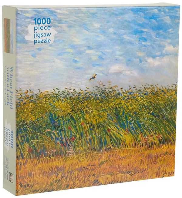 Flame Tree Studio - Wheat Field With a Lark by Vincent Van Gogh Jigsaw Puzzle (1000 Pieces)