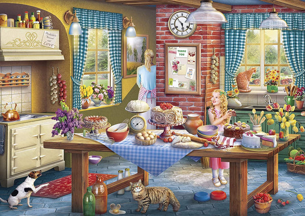 Gibsons - Sneaking a Slice by Eduard Jigsaw Puzzle (100 Pieces)