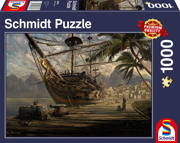 Schmidt - Ship at Anchor Jigsaw Puzzle (1000 pieces)