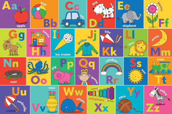 Peter Pauper Press - Alphabet Kids' Floor Puzzle Jigsaw Puzzle (24 Pieces)