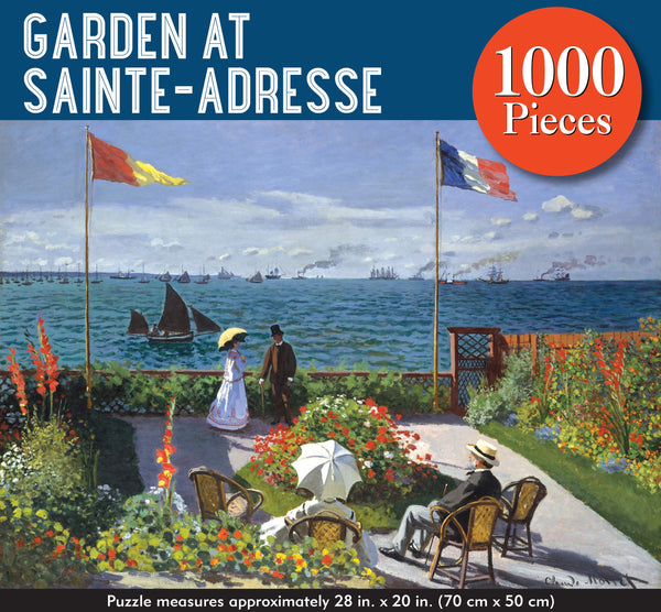 Peter Pauper Press - Garden at Sainte-Adresse Jigsaw Puzzle (1000 Pieces)