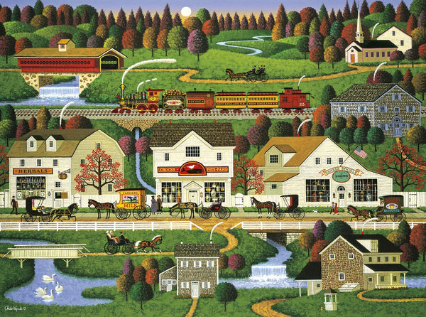 Buffalo Games - Charles Wysocki - Yankee Wink Hollow - 1000 Piece Jigsaw Puzzle