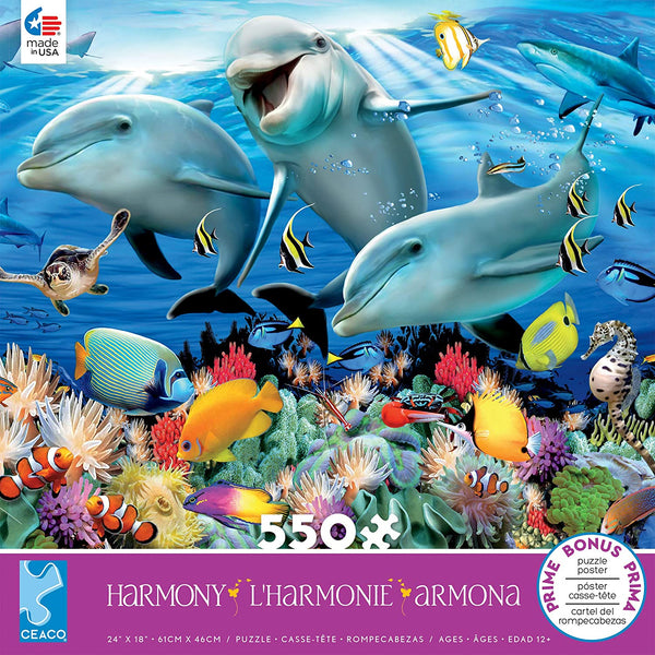 Ceaco Harmony - Ocean Jigsaw Puzzle 550 Pieces
