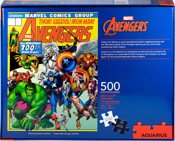 Aquarius Marvel Avengers Cover 500 piece Puzzle