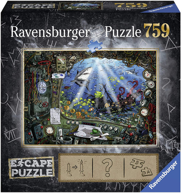 Ravensburger - ESCAPE 4 Submarine Jigsaw Puzzle (759 Pieces)