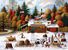 Buffalo Games - Charles Wysocki - Vermont Maple Tree Tappers - 1000 Piece Jigsaw Puzzle