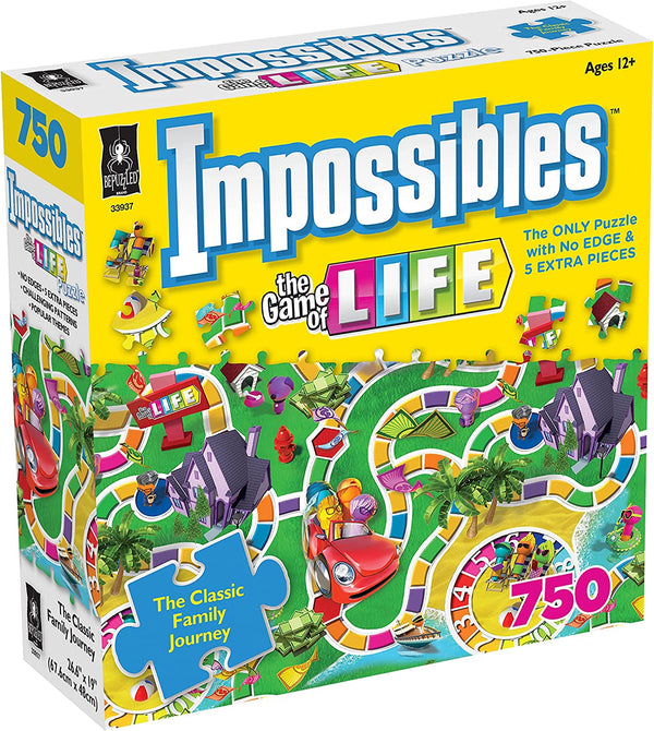 Hasbro - Impossibles Game Of Life Jigsaw Puzzle (750 Pieces)