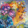 Buffalo Games The Three Graces Glitter Edition by Josephine Wall Jigsaw Puzzle (1000 Piece)